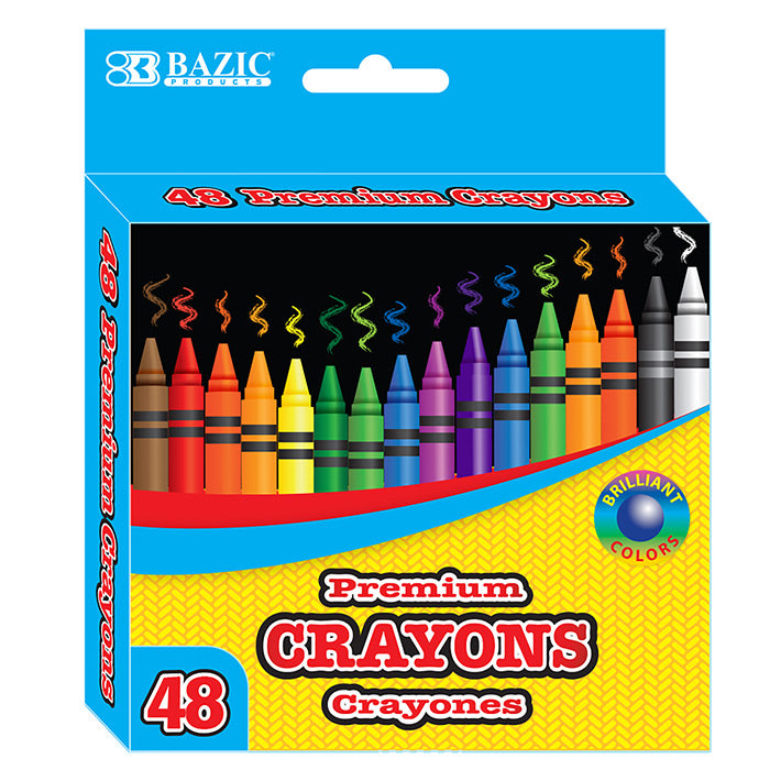 48 Ct. Premium Color Crayons