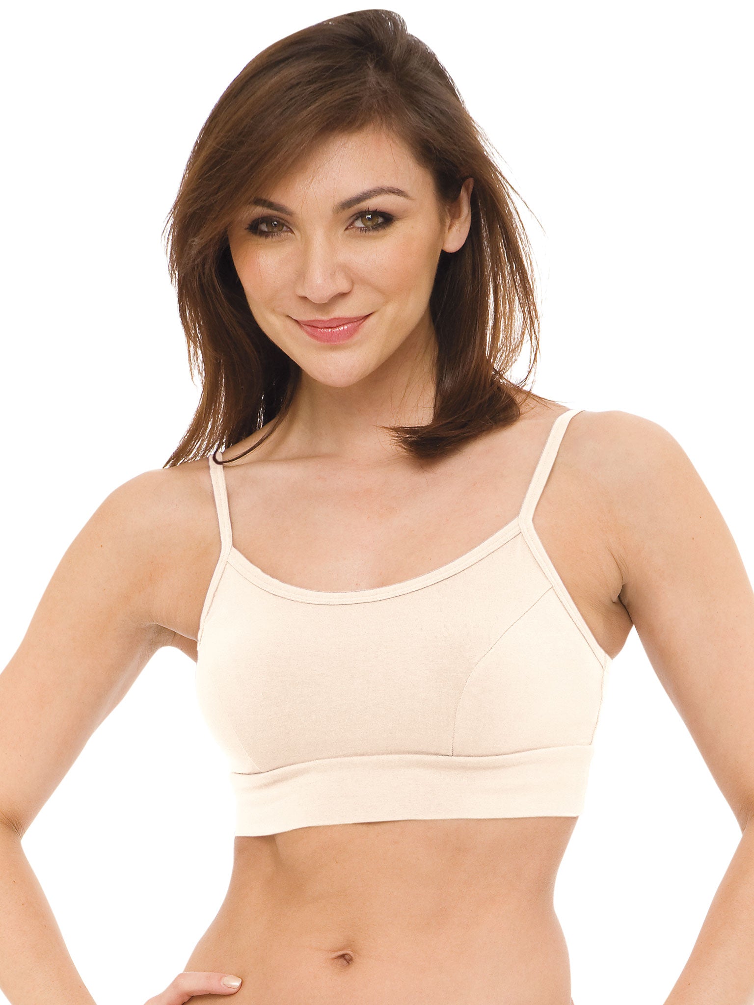 Organic Cotton Cami Bra Top (Grown & Made in USA)  Fitness wear outfits,  Boy shorts, Organic linens