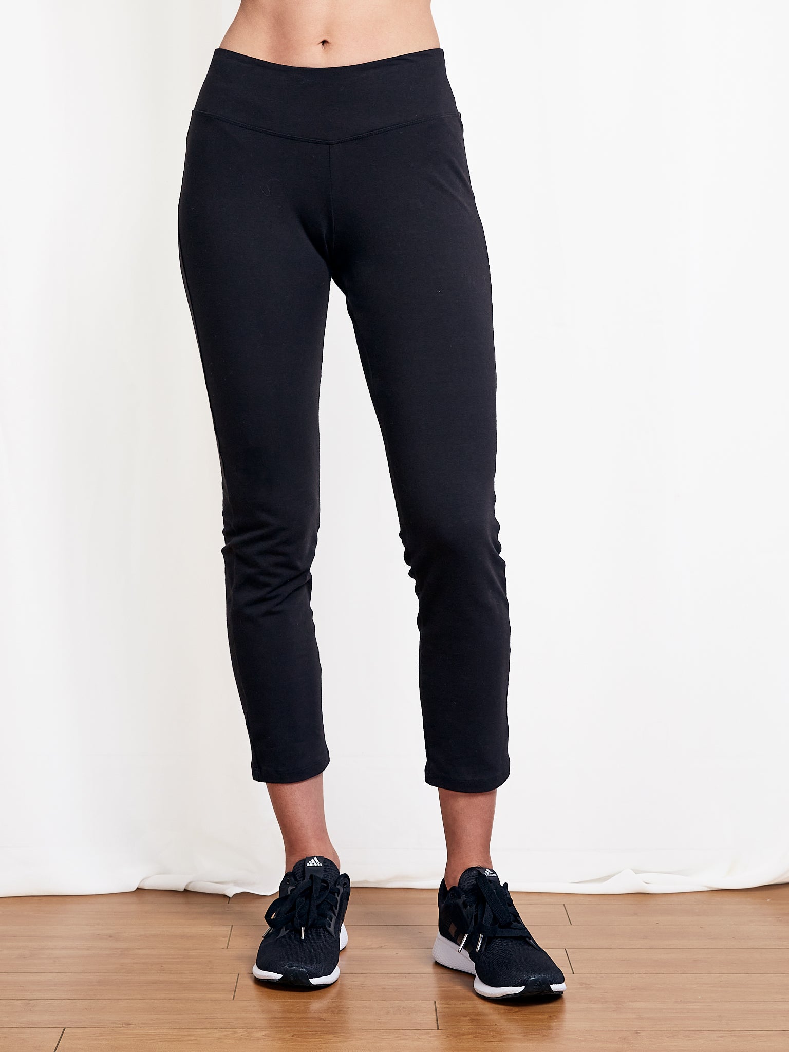 BNWT Thought Plain Bamboo Organic Cotton Leggings Ethical Yoga Navy RRP  £27.95