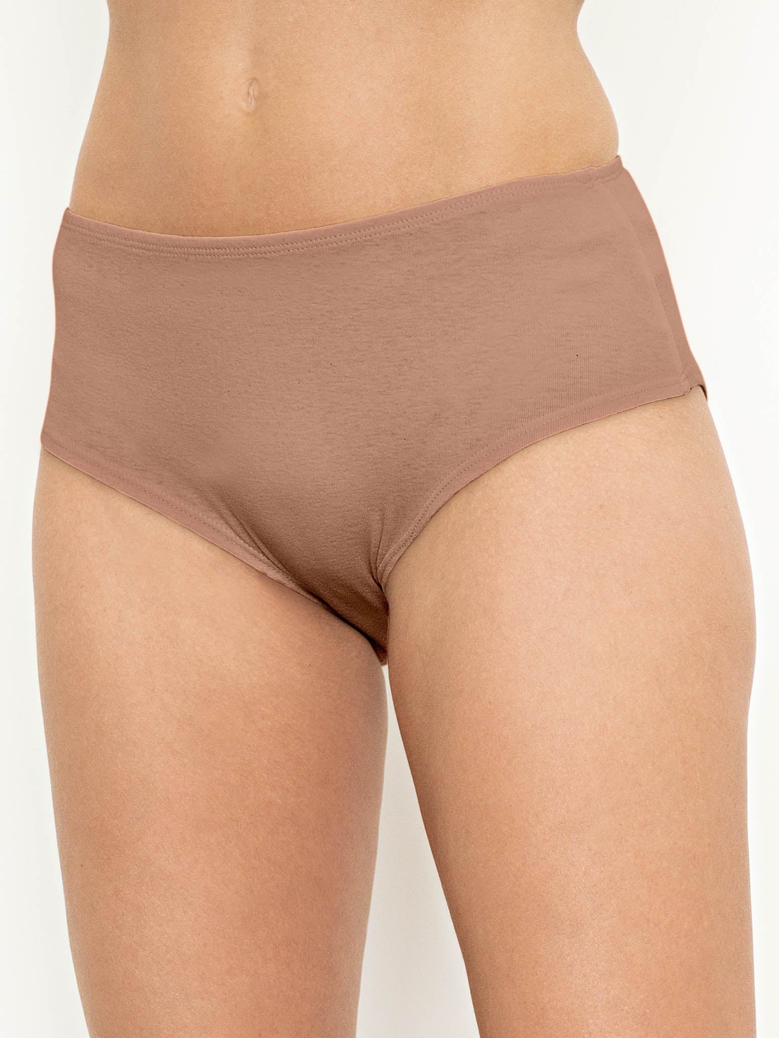 Organic Cotton Full Brief with Lace - Natural Clothing Company