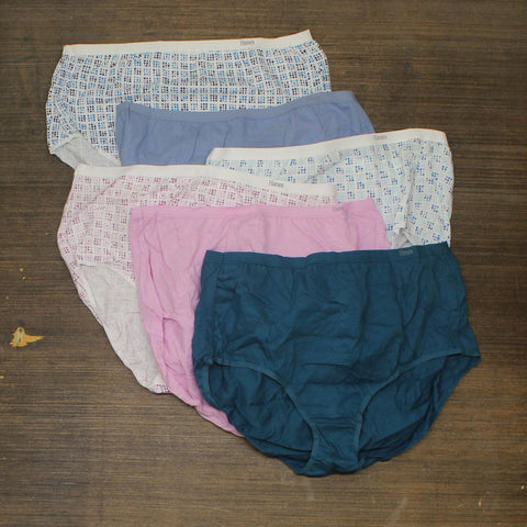 Just My Size By Hanes 5 Pairs Women's Cotton Briefs Panties