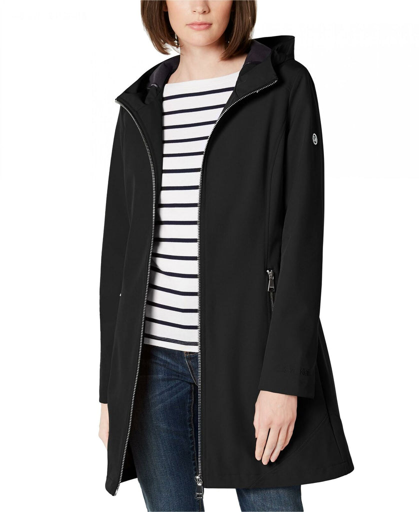 Calvin Klein Women's Breathable Rain Jacket Coat. CWAGI9010 Black Smal –  Biggybargains