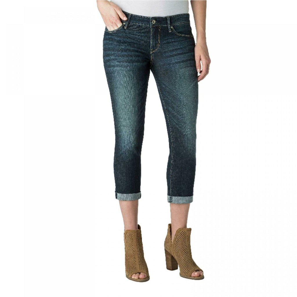 DENIZEN From Levi's Women's Mid Rise Modern Skinny Crop Jeans –  Biggybargains