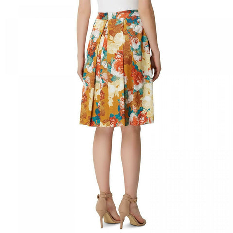 Tahari Women's Floral Print Inverted Pleat Skirt – Biggybargains