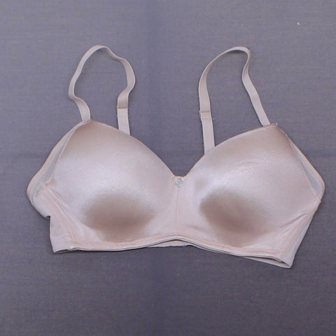 As Is Breezies Smooth Curves Wirefree T-Shirt Bra 