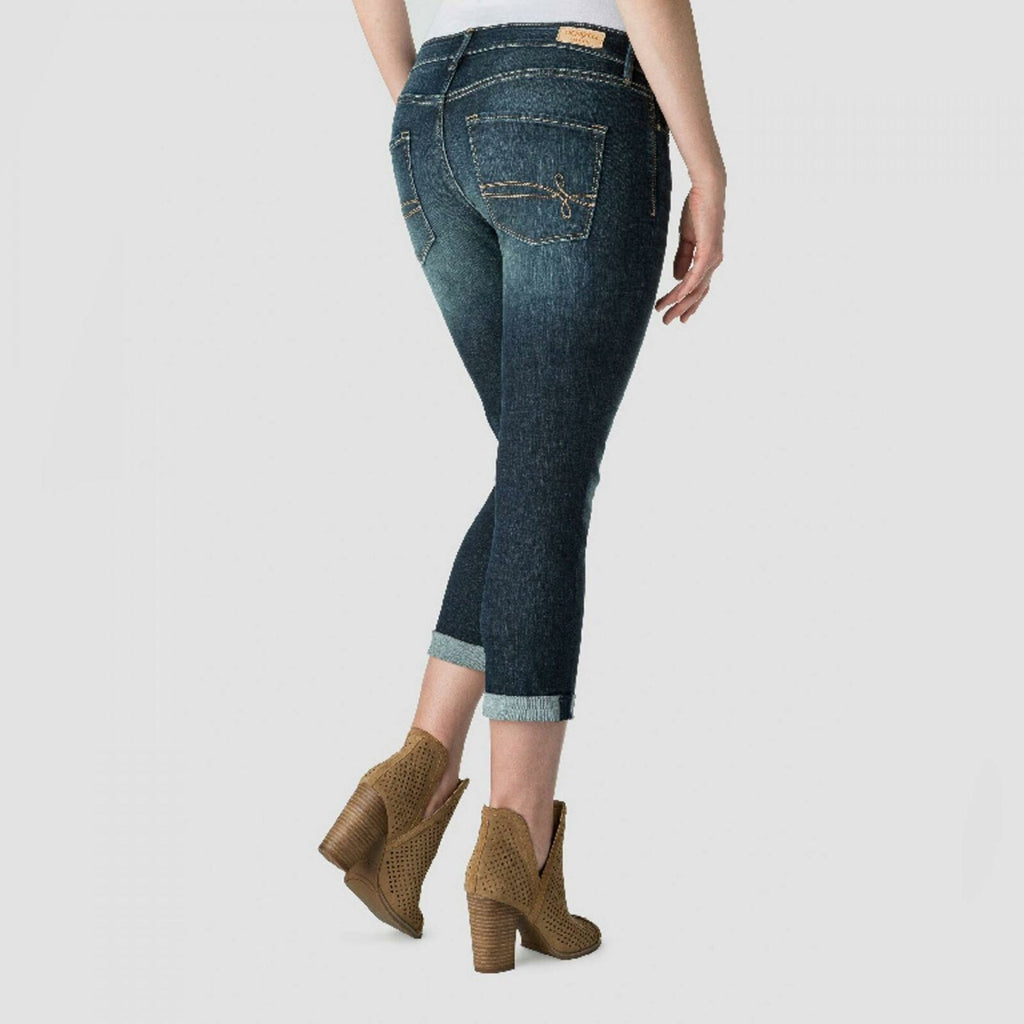 DENIZEN From Levi's Women's Mid Rise Modern Skinny Crop Jeans –  Biggybargains