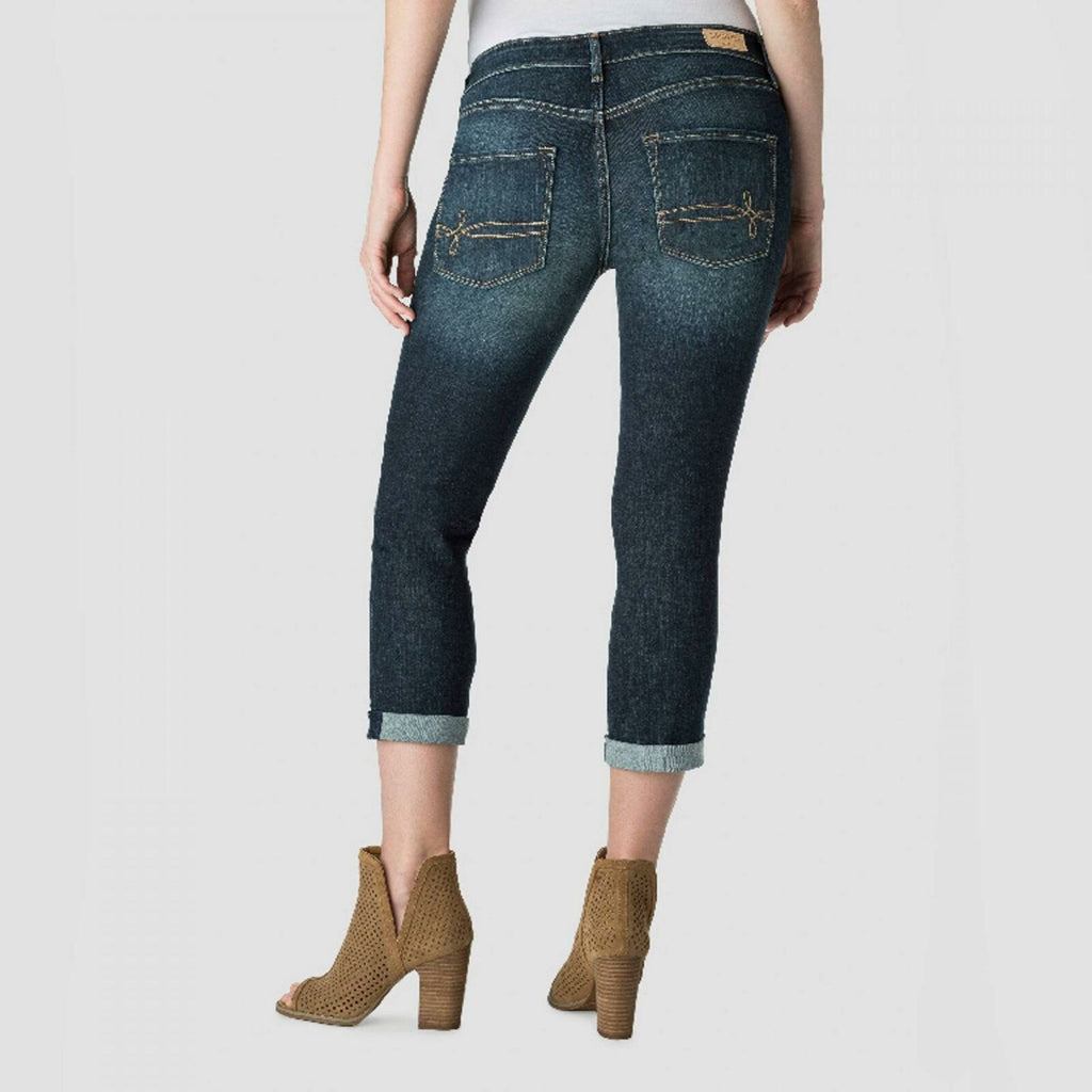 DENIZEN From Levi's Women's Mid Rise Modern Skinny Crop Jeans –  Biggybargains