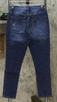 DG2 by Diane Gilman Women's Petite Virtual Stretch Destructed Skinny Jeans