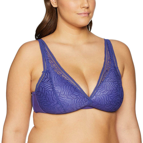 Gilligan & O'Malley Lace Overlay Undwire Padded Push Up Balconette Bra –  Biggybargains