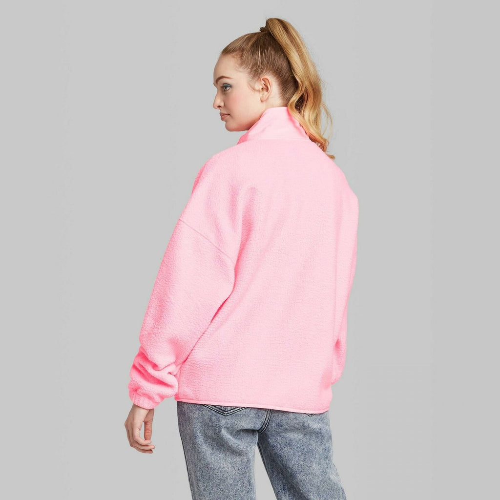 wild fable pink sherpa jacket