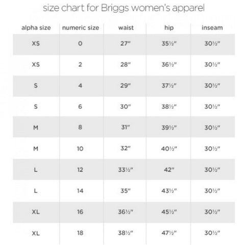 briggs ladies' linen blend pull on pant