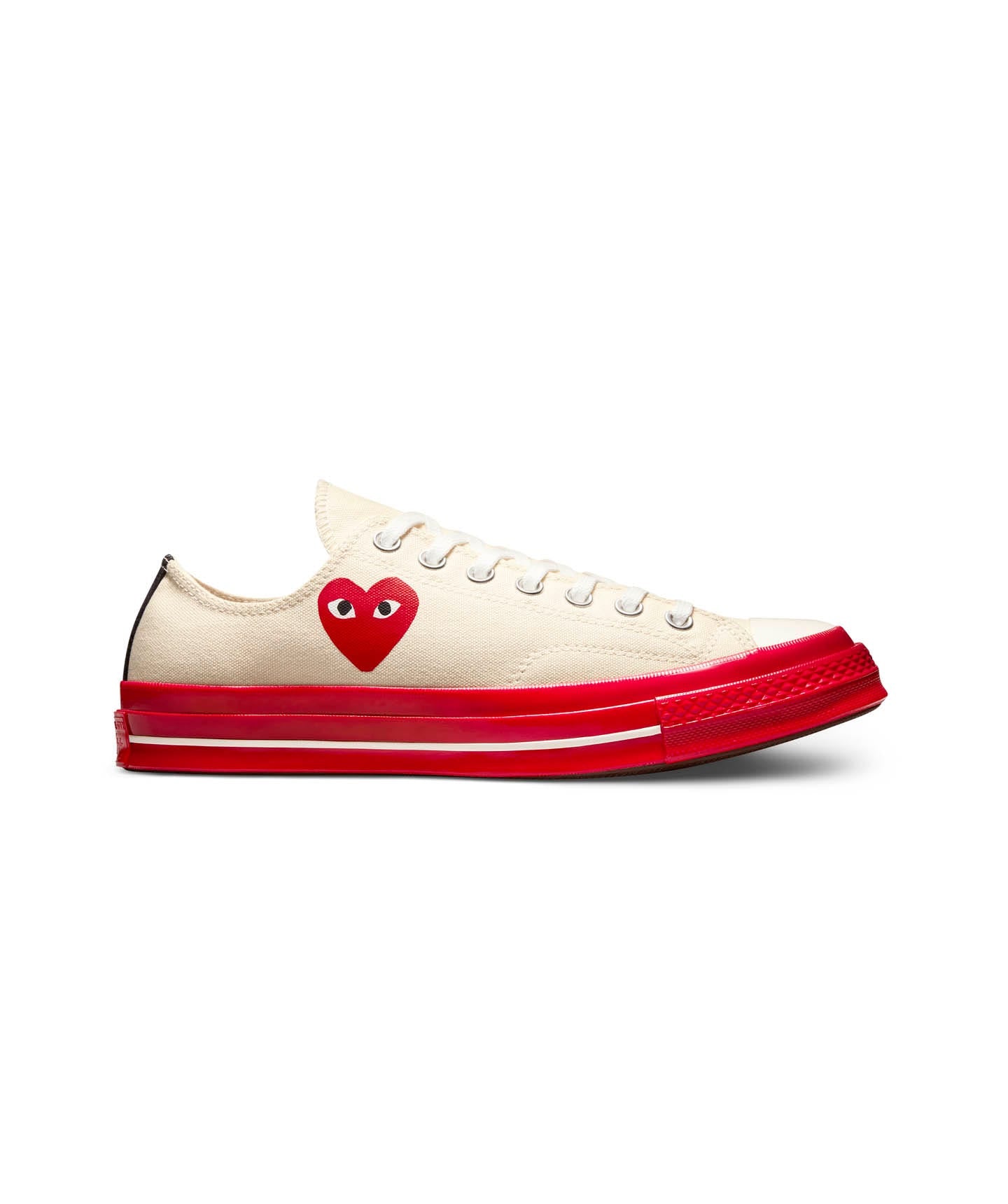 white converse red sole