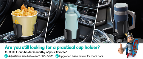 Car Cup Holder Expander Adapter