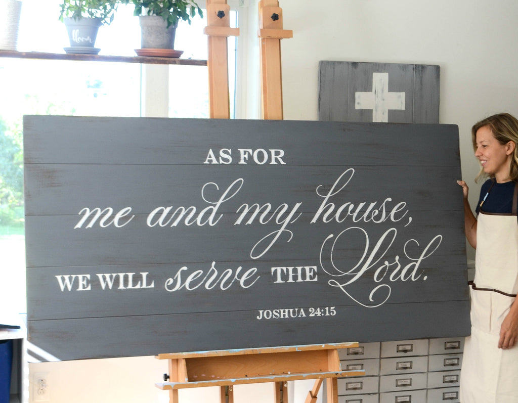 Large sign with Bible verse