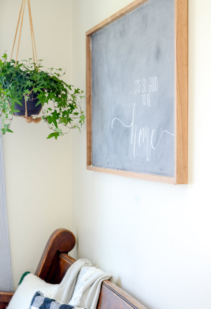 DIY chalkboard tutorial