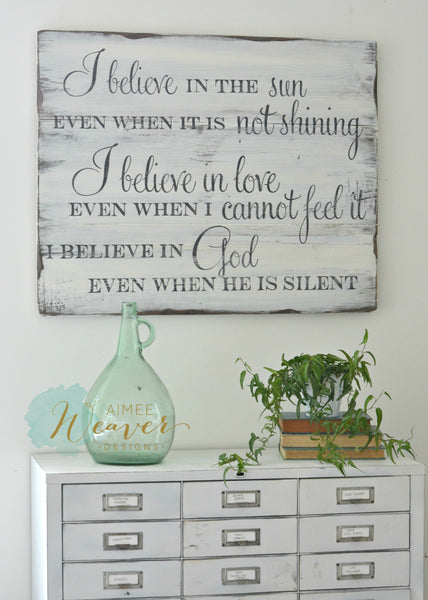 Wood sign by Aimee Weaver Designs