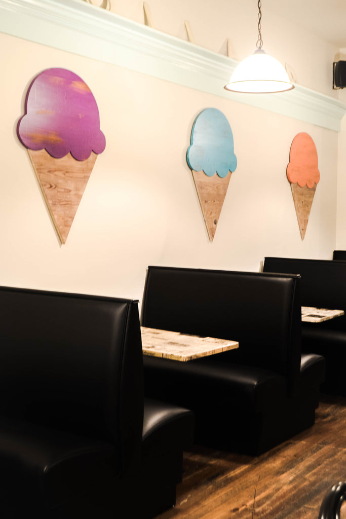 Ice Cream Cone Wall Decor