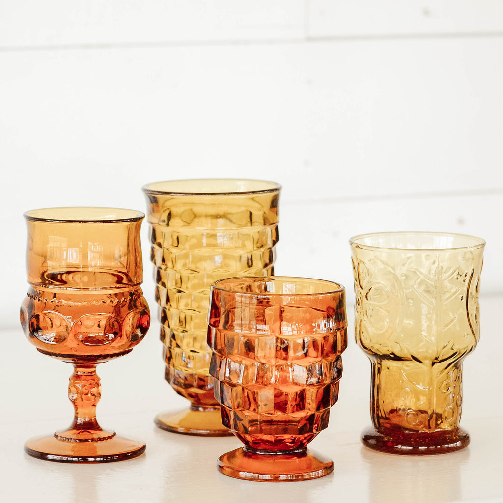 Extra Large Glass Bowls — Birdie in a Barn, Vintage Event Rentals