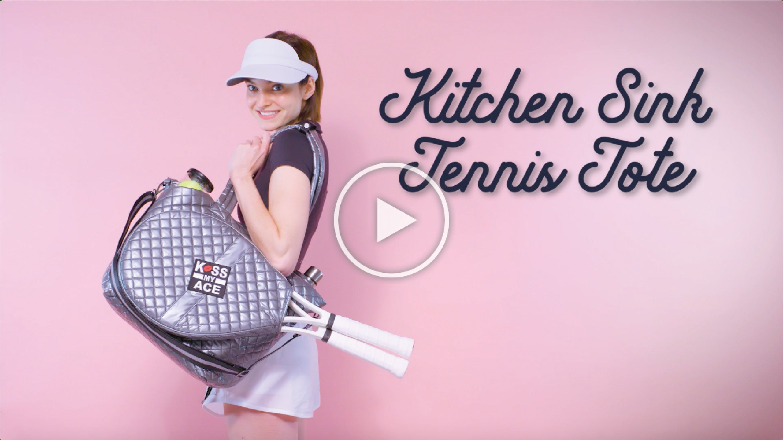 Video of Kitchen Sink Tennis Tote