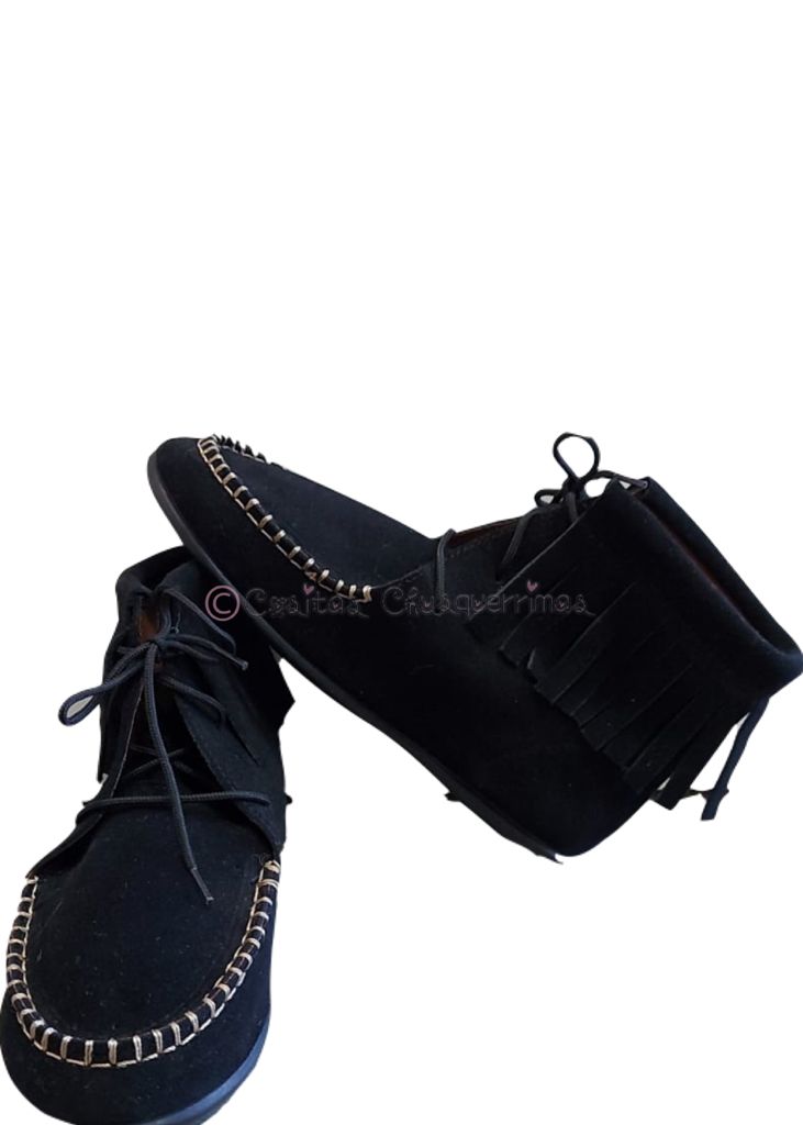 Zapatos tipo mohicanas unisex negra de Chuches – Chusquérrimas