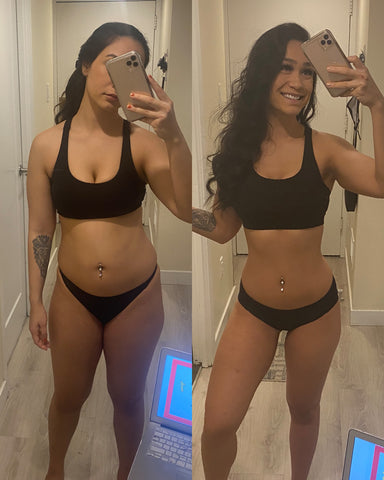 Sarina weight loss transformation