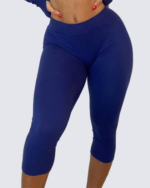 4 for $59! Navy Blue Cassi Workout Legging Yoga Pants with Mesh & Pockets -  Women - ShopperBoard
