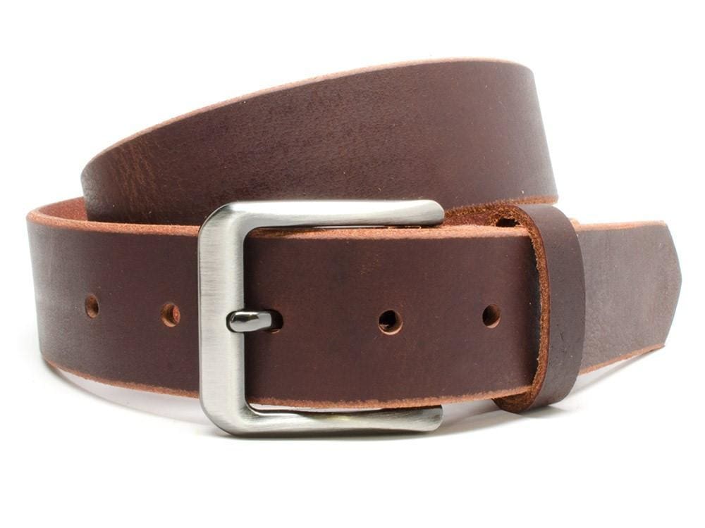 Nickel Free Belt (Roan Mountain) - USA-handcrafted full grain leather