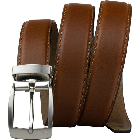 Nickel Free Tan Belt - Top grain leather