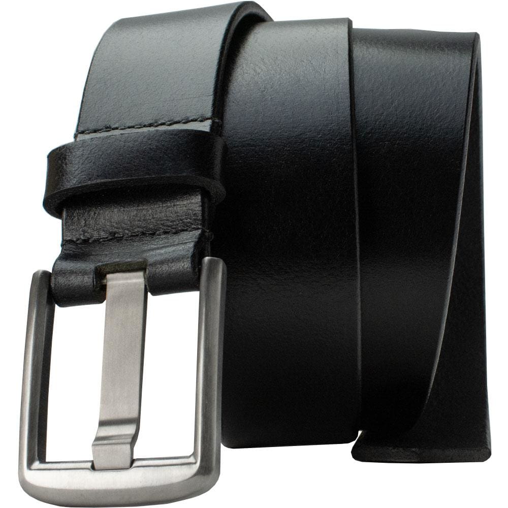 Buy Tan Comfort Click Belt Vegan Leather Black Buckle - Capo