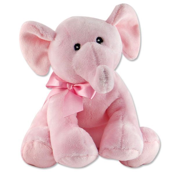 stuffed elephant pink