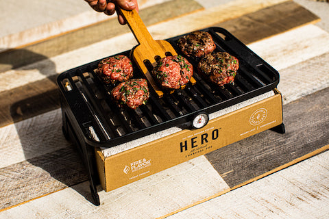 HERO Grill Slider Burgers