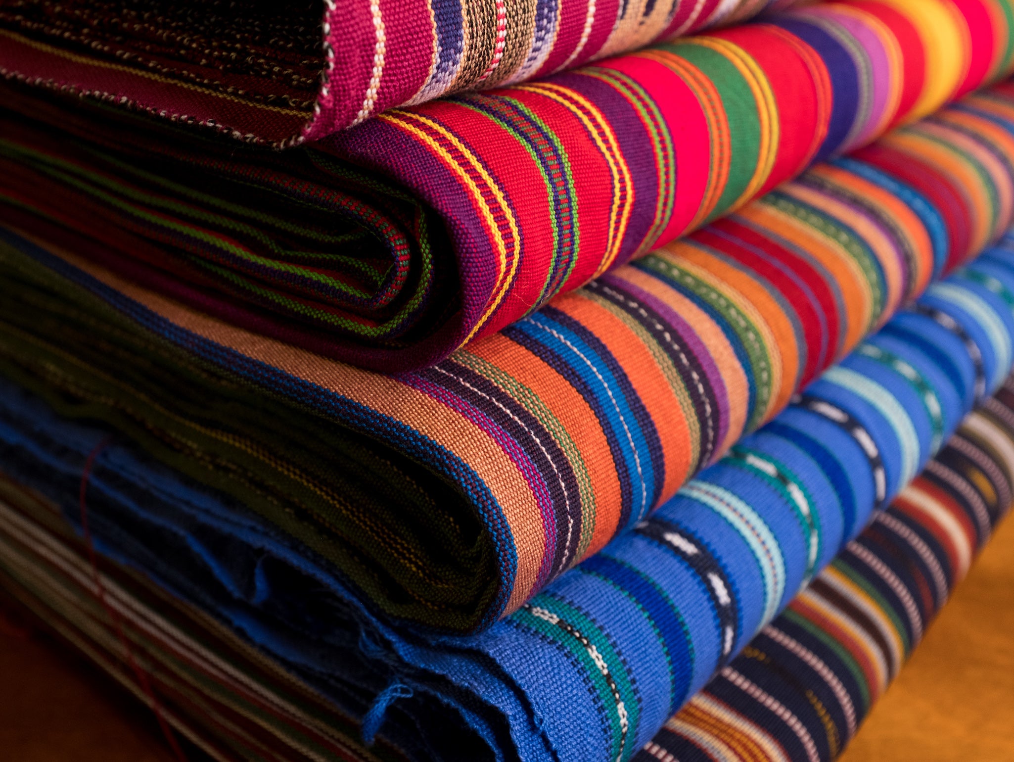 Handwoven textiles from Guatemala