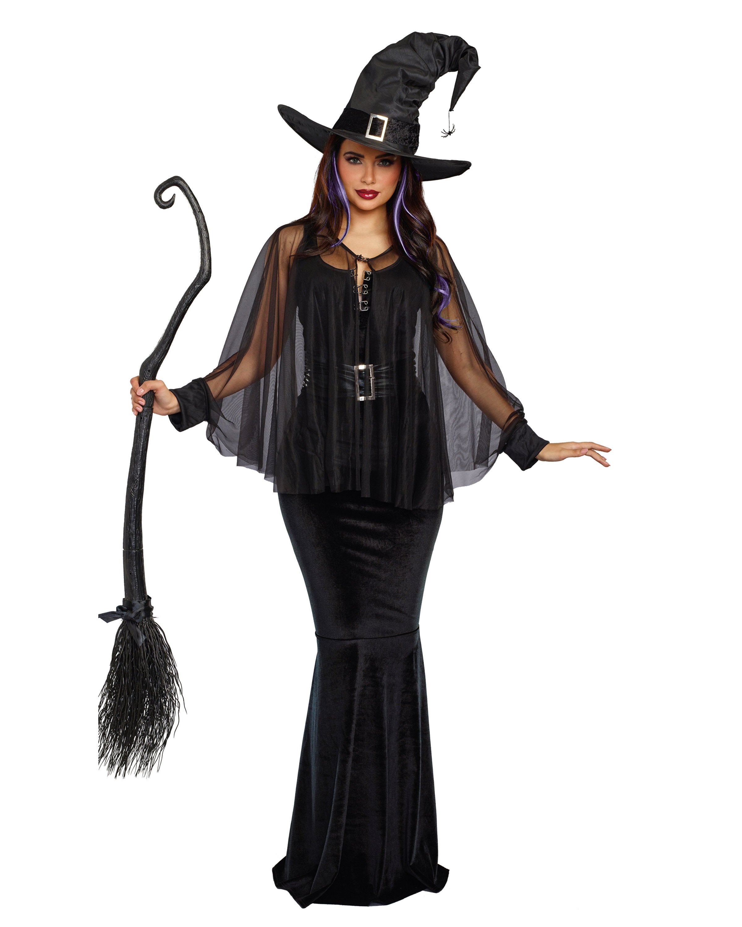 Костюм ведьмы на хэллоуин для женщины