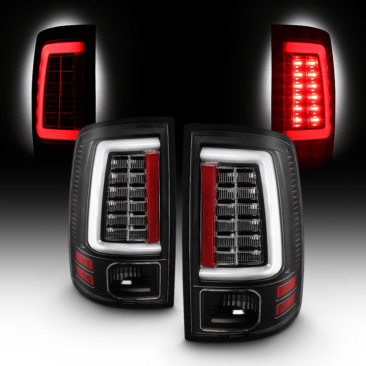 AKKON - Fits 2013-2018 Ram 1500 2500 3500 Pickup Lumiled LED Type [C-T