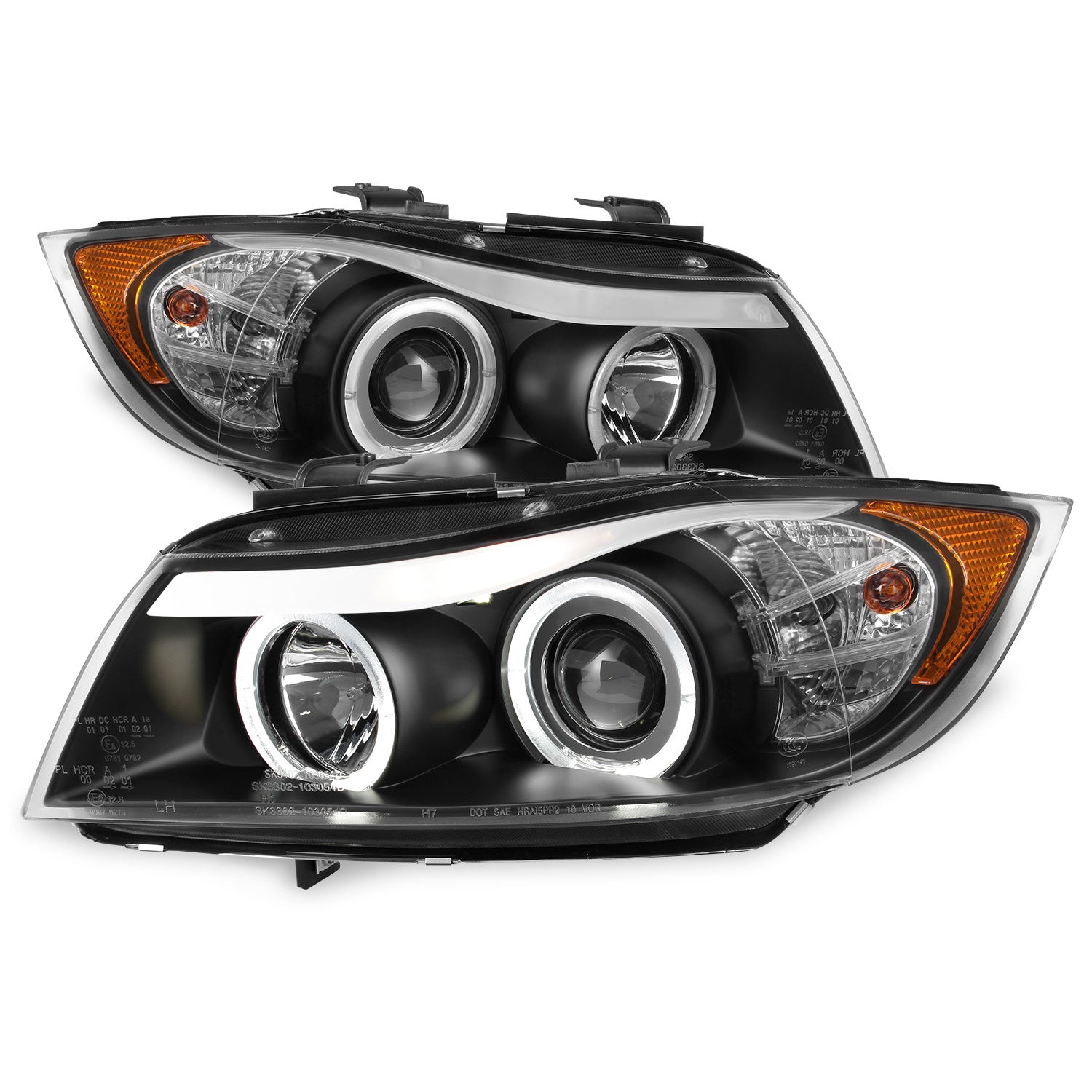 AKKON - For 2007-2010 BMW 3-Series E93 E92 335i 328i 3D Halo LED Proje