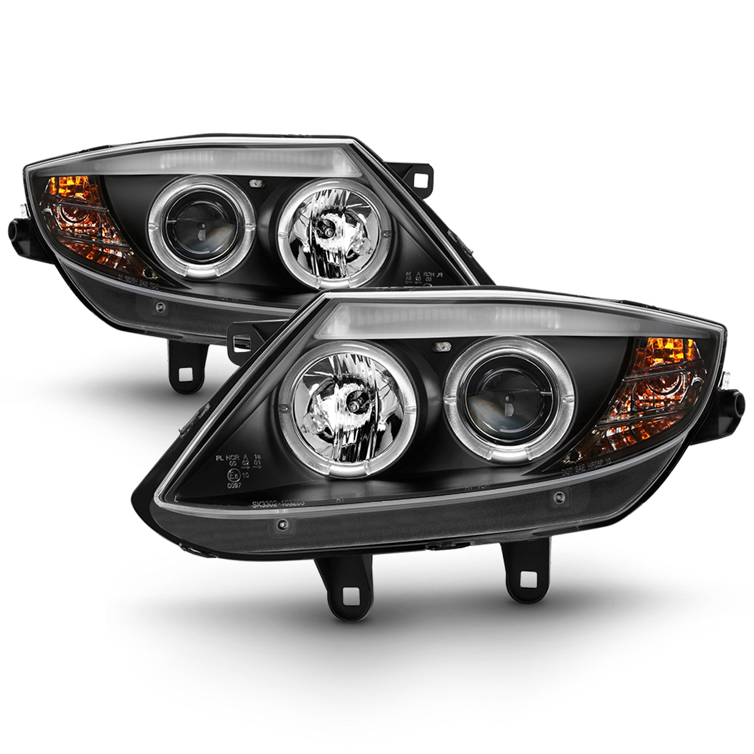 AKKON - Fits 2009-2013 BMW Z4 HID/Xenon AFS Projector Black Headlights