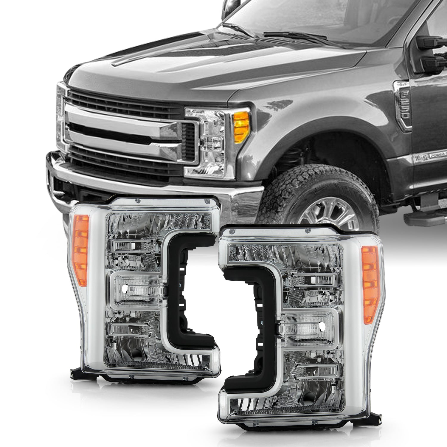 AKKON - For 2017 2018 2019 Ford F-250 F350 F450 F550 Super Duty [Halog