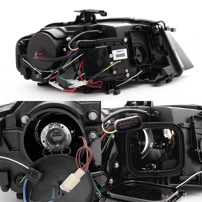 AKKON - Fits 2013-2016 Audi A4 S4 [Halogen Type] Full LED Projector Sw