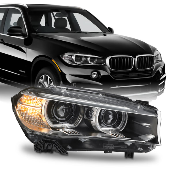ACANII - For 2014-2018 BMW X5 F15 F85 HID/Xenon Model Projector Headlight  Headlamp Replacement Right Passenger Side