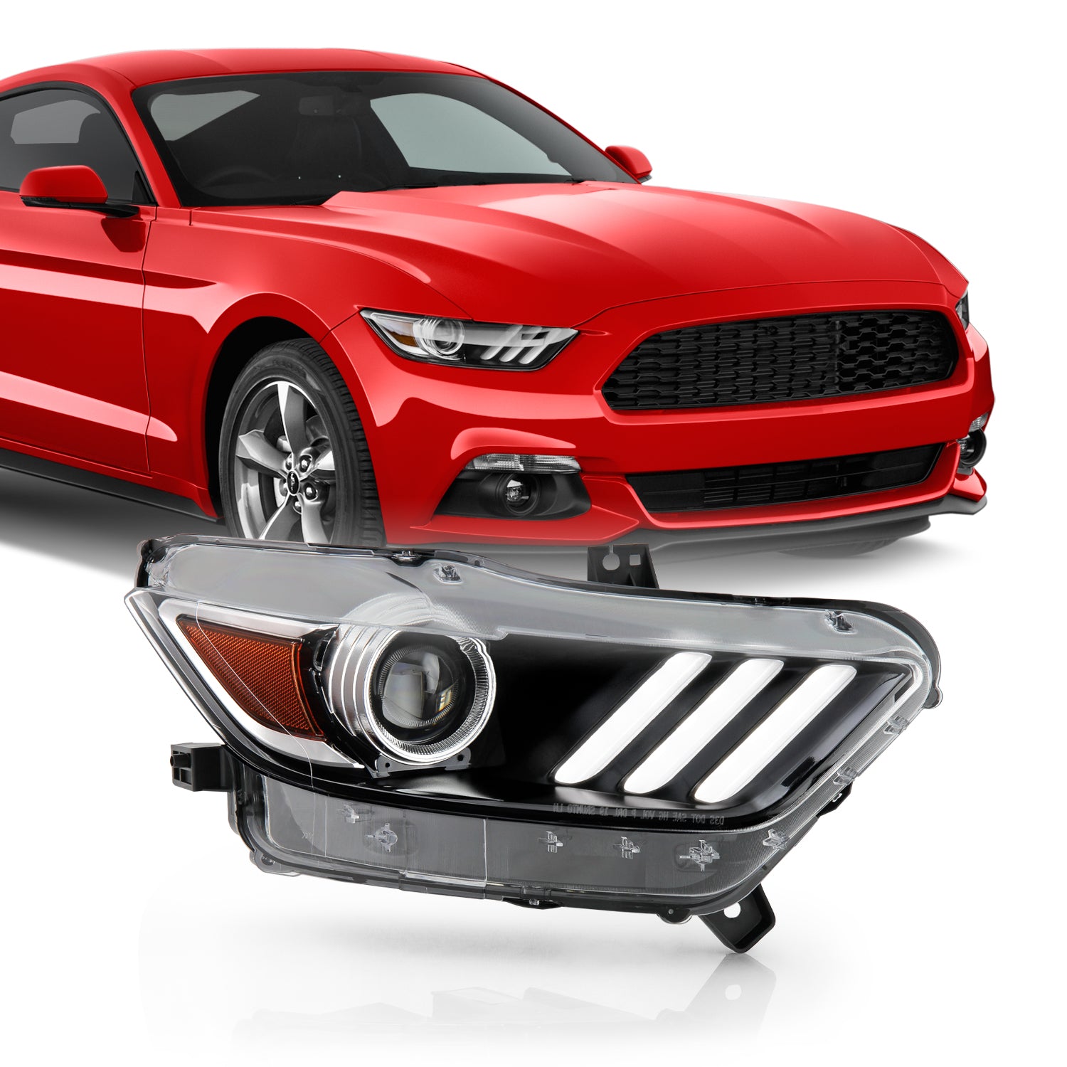 2015 ford mustang headlight bulb