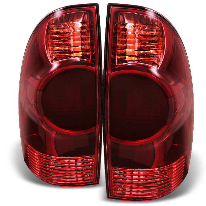 AKKON - For Frontier Pickup Dark Red Tail Lights Brake Lamps Driver Le