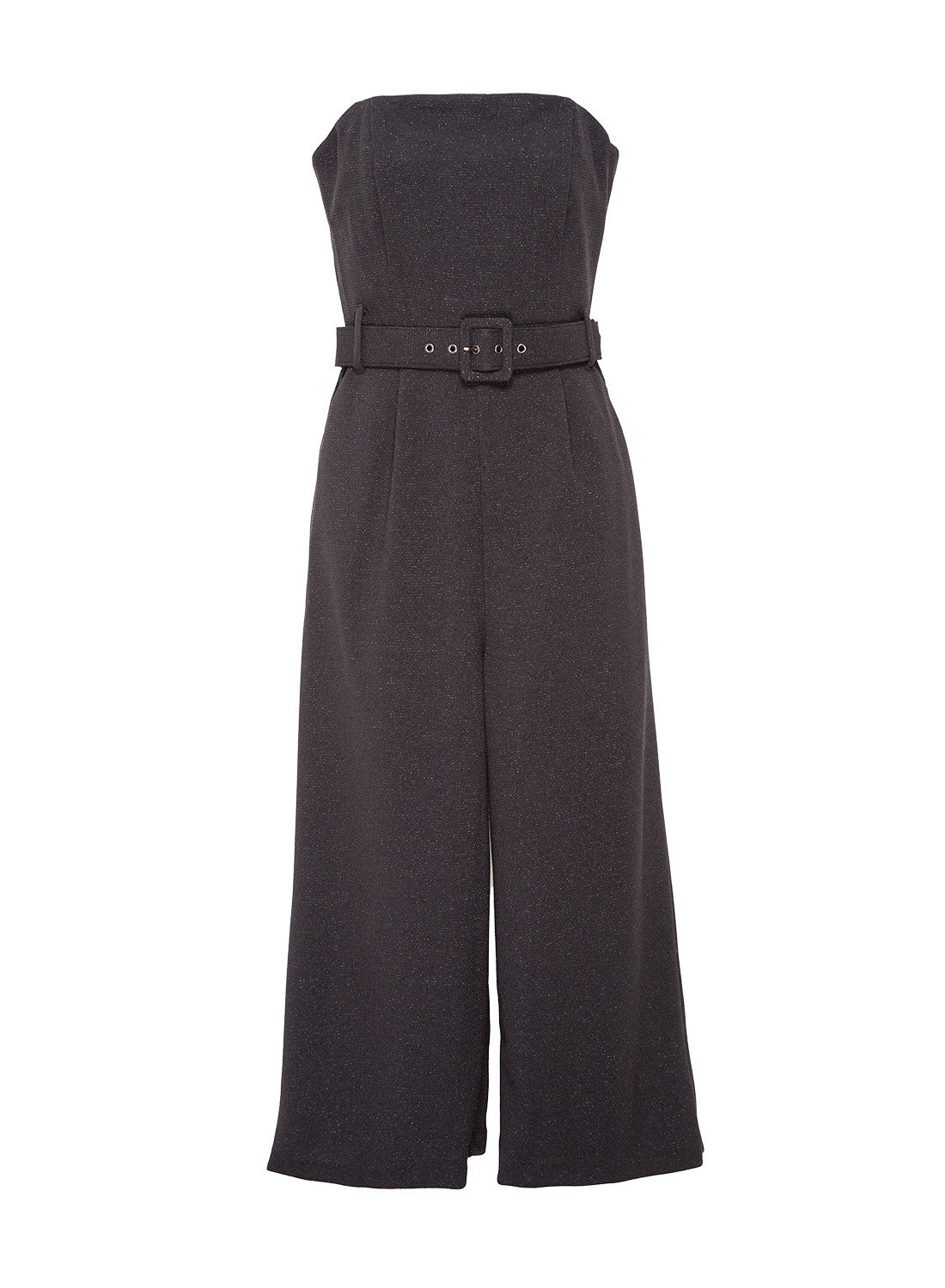 Cannes Culotte Black Jumpsuit | Shop Pale Violet