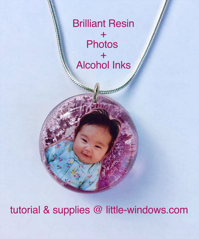 resin casting alcohol inks photo keepsakes jewelry making 