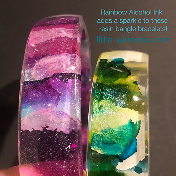 160] ALCOHOL INK Shimmer in RESIN : The Surprising PEARL Ink