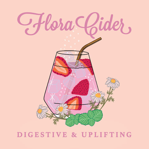 Flora Cider illustration