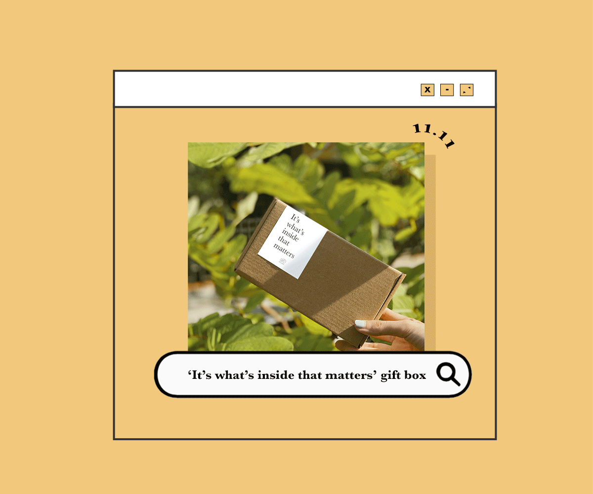 ‘It’s what’s inside that matters’ gift box