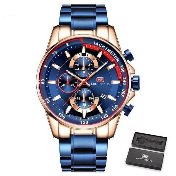 Dial Military Chronograph Watch 