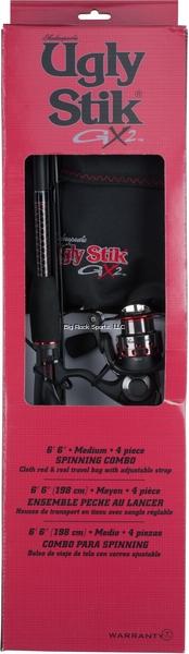 SHAKESPEARE UGLY STIK RED CARBON COMBO -7' 2PC - SPIN- MED/30REEL - Tackle  Depot