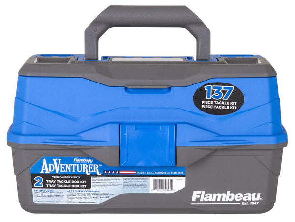 Dick's Sporting Goods Flambeau Adventurer 1-Tray 89-Piece Tackle Box Kit