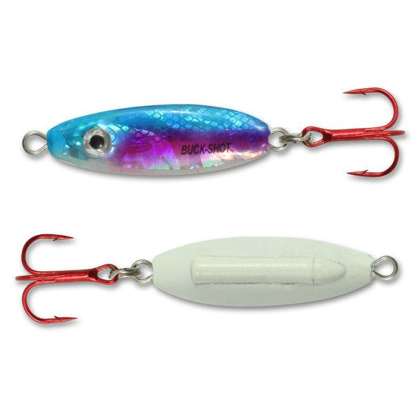 13 Fishing Flash Bang Jigging Rattle Spoon with Glow Sticks - Tackle Depot